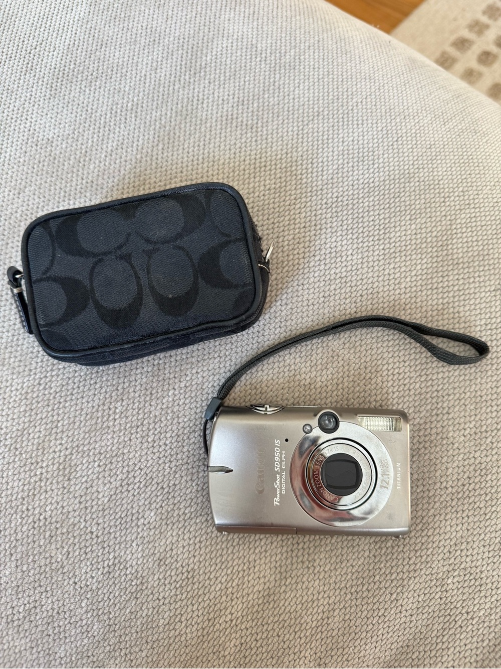 Canon PowerShot Digital Camera with coach case